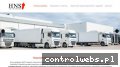 Screenshot strony hnstransport.pl