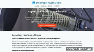 Zapowiedzi.tel Usługi Lektorskie