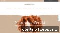 Screenshot strony luksusoweperuki.pl