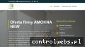 Screenshot strony www.amoknanew.pl