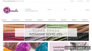 Półfabrykaty do wyrobu biżuterii i koraliki - Manzuko