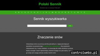 Sennik Polski online - sprawdź znaczenie swoich snów!