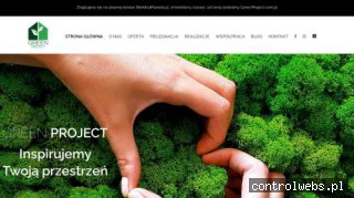 www.greenproject.com.pl aranżacje wnętrz z mchem