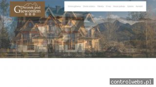 www.dworekpodgiewontem.pl domek pod giewontem