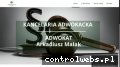 Screenshot strony adwokat-malak.pl
