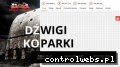 Screenshot strony dzwigikoparki-przemysl.pl