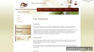 Tkaniny lniane "Orzeł" Mysłakowice