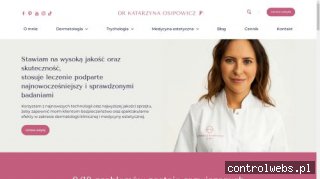 Dermatolog, Lekarz Medycyny Estetycznej Katarzyna Osipowicz