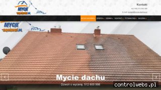 Mycie dachów, elewacji, kostki brukowej. www.mycie-dachow.pl