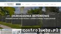 Screenshot strony ogrodzeniabetonowe.mirbet.pl