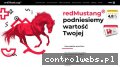 Screenshot strony redmustang.pl