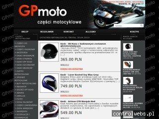 Kaski, części motocyklowe, akcesoria motocyklowe –Gpmoto
