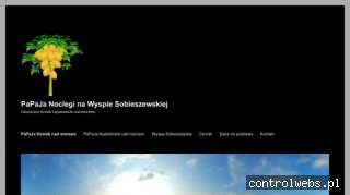 Noclegi w domku na Wyspie Sobieszewskiej w Gdańsku