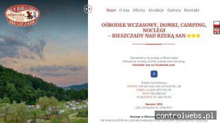 Diabla Góra - domki wczasowe,  wczasy bieszady, kemping