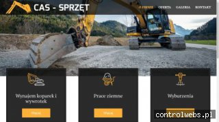 Cas-sprzęt wynajem koparek i wywrotek