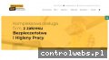 Screenshot strony www.praktykabhp.pl