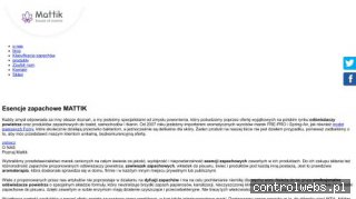 mattik.pl aromatyzacji pomieszczeń