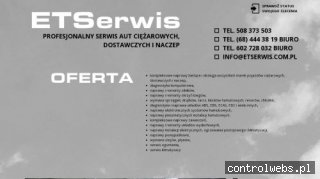 www.etserwis.com.pl Diagnostyka komputerowa aut ciężarowych
