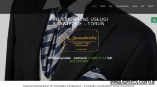 szczechowiczkrawiectwo.pl garnitury na miarę Toruń