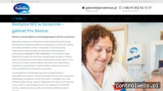 prodentus.pl gabinet stomatologiczny Szczecin