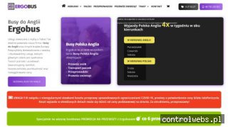 Ergobus busy do Anglii i przeprowadzki Anglia Polska