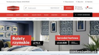 Osłona przed słońcem - rolety rzymskie, żaluzje - Domosystem