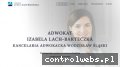 Screenshot strony www.adwokat-lach.pl