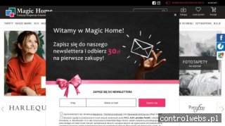 www.magichome.com.pl tapeta palmy