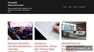 Blog o nieruchomościach - poradniknieruchomosci.pl