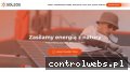 Screenshot strony www.fotoogniwa-polska.pl