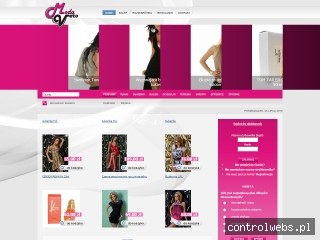 Sklep internetowy z odzieżą damską perfumy