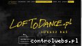 Screenshot strony loftodance.pl