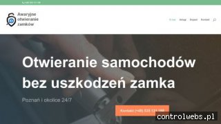 Otwieranie samochodu auta zamków Poznań