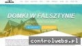 Screenshot strony www.domkifalsztyn.pl