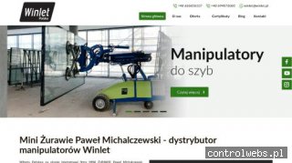 winlet.pl chwytaki próżniowe do szyb
