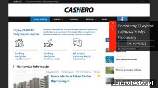 Cashero.pl – Wszystko o kredytach i pożyczaniu.