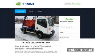 Minigruz.pl - wywóz gruzu i śmieci w Warszawie