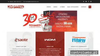 Dystrybutor ultrasonografów, aparatów RTG i MRI