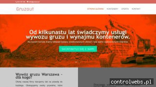Gruzout - wywóz gruzu i śmieci w kontenerach Warszawa