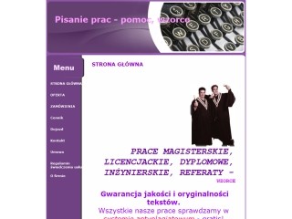 Prace magisterskie