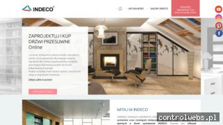 www.indeco.pl drzwi przesuwne