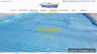 Izolacje termiczne - termopian.com.pl