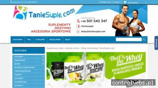 TanieSuple odżywki i suplementy diety