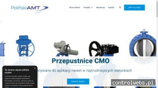 Zasuwa nożowa do ścieków - Poliński AMT