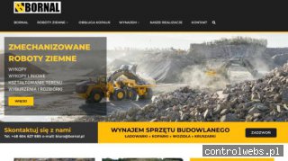 Wynajem koparek - bornal.pl