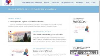 Uważalnia Dorota Piasecka kursy mindfulness