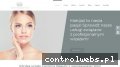 Screenshot strony www.carolinabeautyclinic.pl