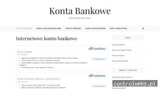 Najlepsze konta bankowe