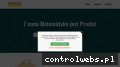 Screenshot strony matematycznyswiat.pl