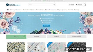 Tkaniny we wzory Fashion Colors